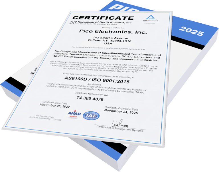 Pico resources and certificates